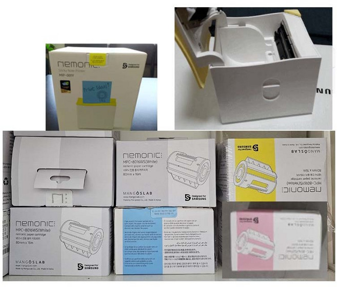 라벨용지 MPC-8016ws - 삼성 네모닉 점착식 라벨지 (호환 MIP-001Y MIP-001B 00P ), 1개