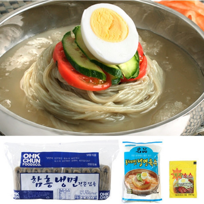 옥천냉면 함흥냉면 10인분(2kg)+동치미육수 10봉+겨자소스 10개, 1개