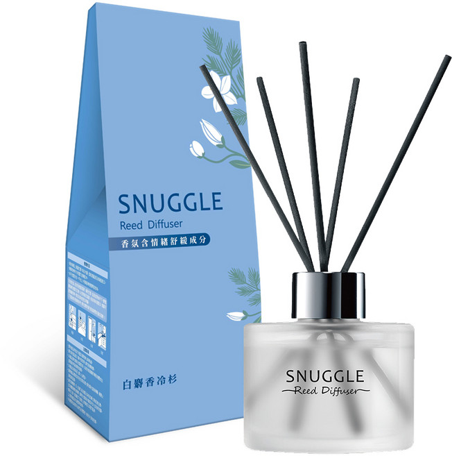 SNUGGLE 熊寶貝 香氛室內擴香 沉靜雪松 小蒼蘭 清新茉莉 療癒白茶 晨光白麝香 茶中漫步 檸檬馬鞭草, 白麝香冷杉, 100ml, 5個
