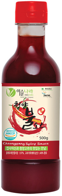 이슬나라 청양불소스 500g, 1개