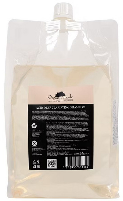 PURSOUL 頭皮護理系列 酸性深層洗髮精 1500ml 補充包, 1個, 酸性深層洗髮精 1500ml補充包, 1.5L
