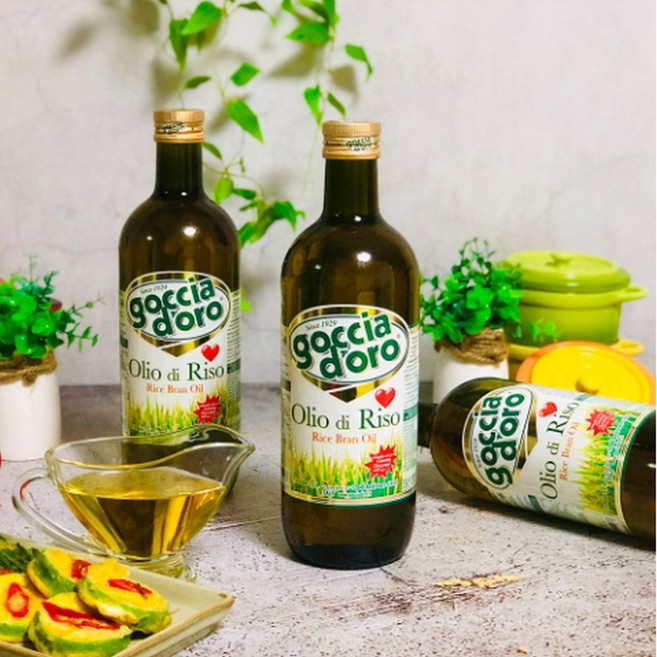 이탈리아산 고챠도로 100% 현미오일 현미유 프리미엄 식용유 기름 (쿨패치 증정), 1개, 1L