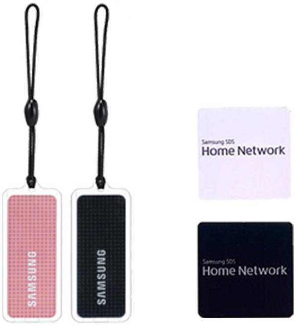 삼성카드키 고리형 모음 13.56MHZ, 에버넷 스티커형, 1개