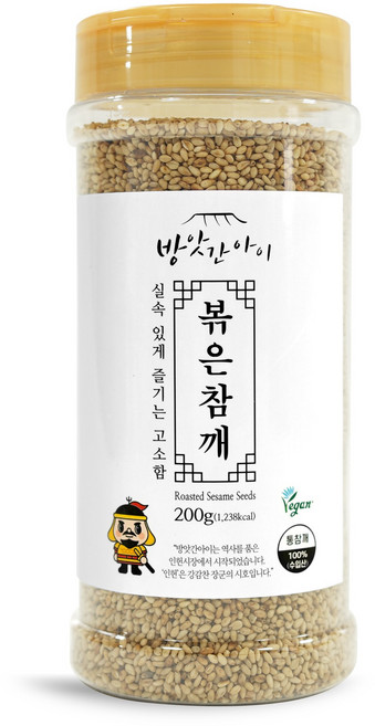 고소한 국산 볶은참깨 방앗간아이, 1개, 200g