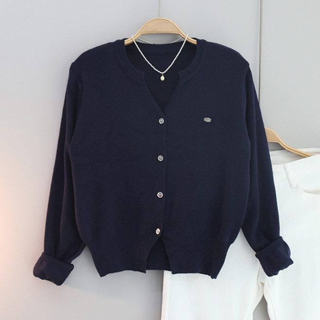 달콩 여성 국내제작 고퀼리티 해린팬던트니트가디건 봄가디건 크롭가디건