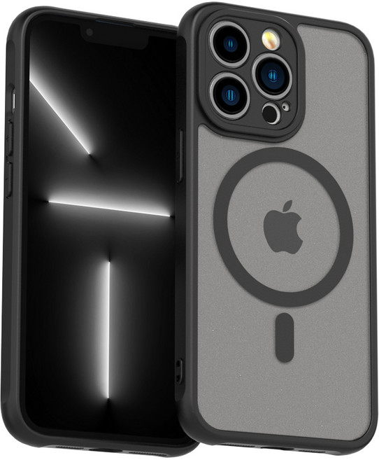 별다섯 핸드폰 맥세이프 반투명 매트 케이스 변색에 강한 자력 마그네틱