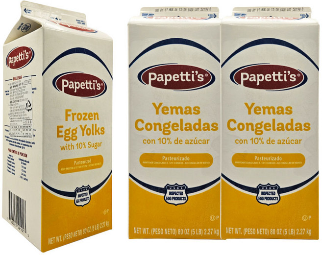 파페티스 냉동 난황액 10% 가당 살균 2.27kg, 3개