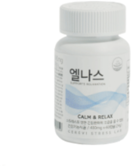 엘나스 Calm & Relax 영양제 L테아닌, 60정, 1개