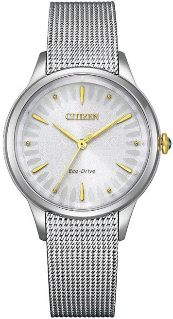CITIZEN 星辰 L系列 光動能 米蘭帶錶 EM0814-83A