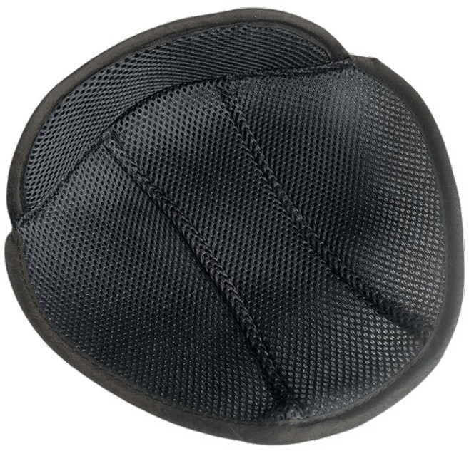 工地安全帽透氣排汗內襯 工程帽專用可拆洗帽墊 戶外工作必備額頭吸汗設計, 1個, 黑色