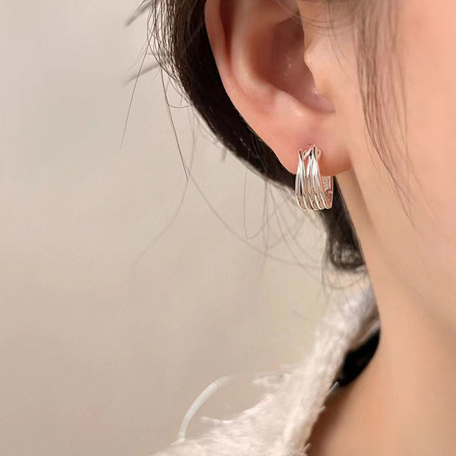 페스츄리 볼드 베이스 귀걸이 2color