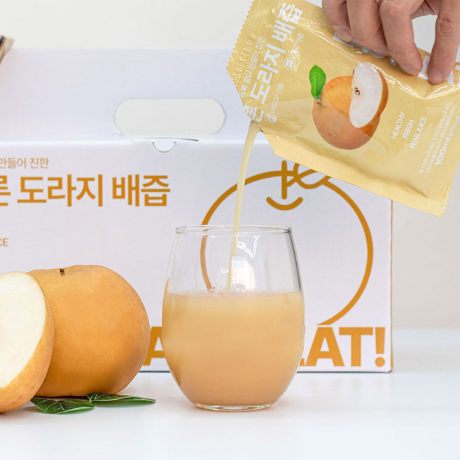 김재식박사의 저온착즙100% 더 진한 도라지배즙, 30개, 100ml