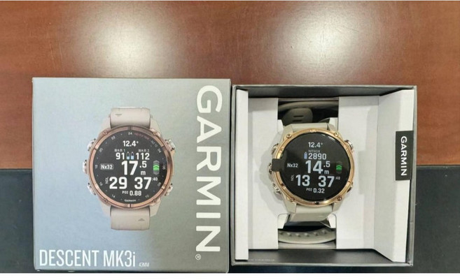 GARMIN Descent MK3 - MK3i GPS潛水電腦錶, MK3i 古銅色 - 43mm, MK3i 古銅色 - 43mm