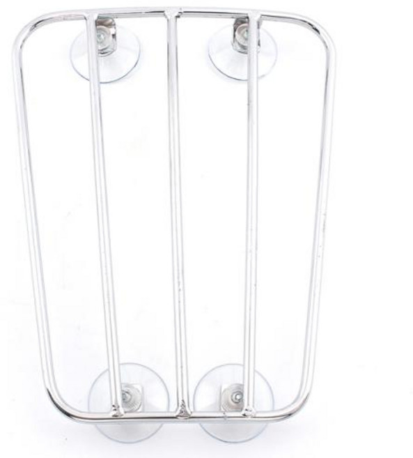 탑박스 브라켓 오토바이 흡입 컵 연료 탱크 수하물 랙 에어로 소포 Triumph Bonneville Thruxton CB1100 Harley Honda Universa, 2)Chrome