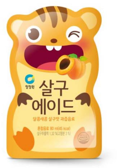 청정원 살구에이드 80ml, 32개