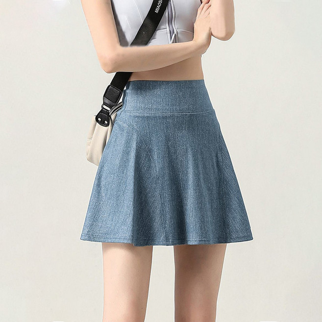 SELEAD 테니스치마바지 플레어스커트 테니스스커트 밴딩스커트 미니스커트 여름스커트