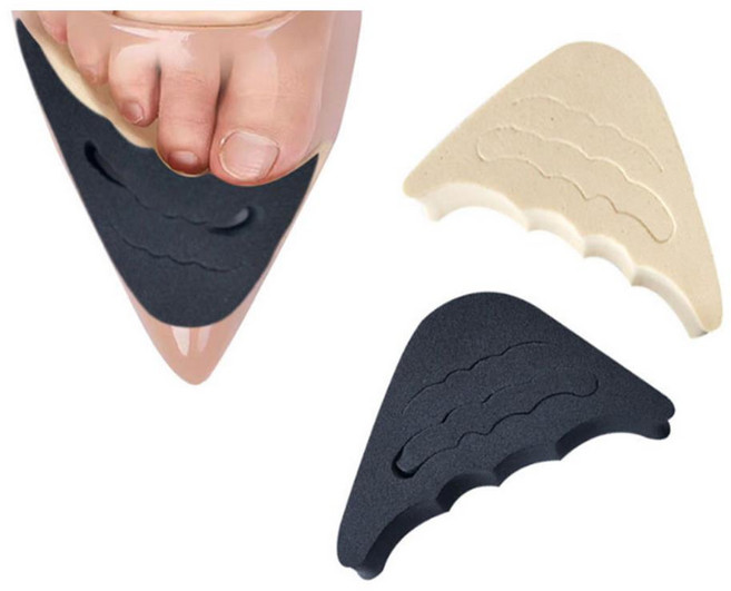 하이힐 사이즈조절 수선 앞꿈치 보호 패드 구두바닥패드 구두발패드 풋케어, 1개