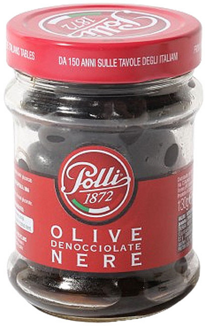Polli 씨없는 블랙올리브, 130g, 1개