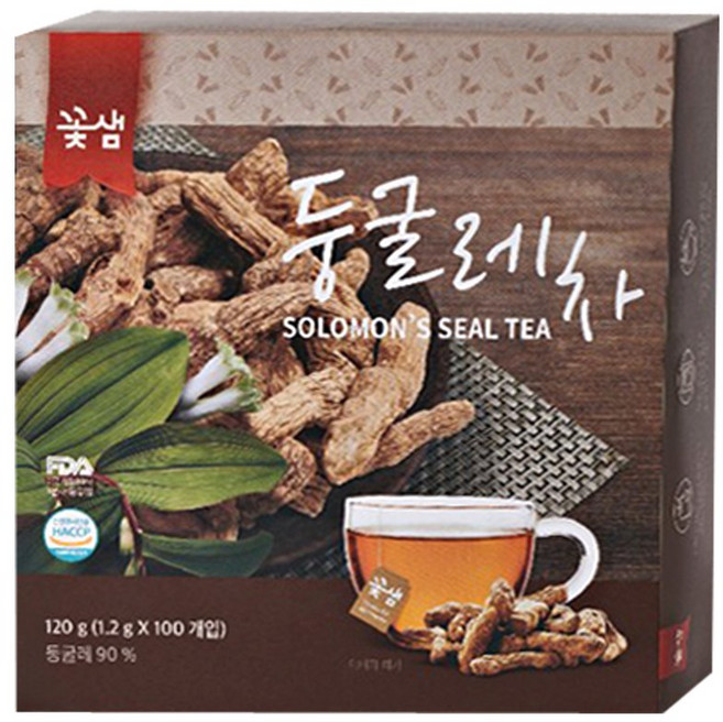 꽃샘 둥굴레차, 1.2g, 100개입, 1개, 1.2g