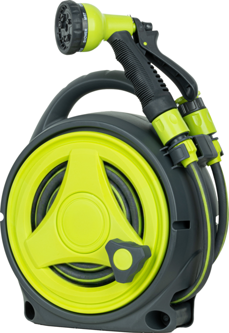 kroshine 물 호스릴 12M 세차 호스 정원 분무기 고압분사호스 원터치워터건, 삼월그린 12m, 1개