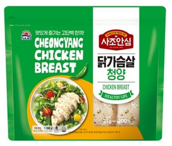 사조안심 닭가슴살청양할라피뇨 1.5kg, 1개