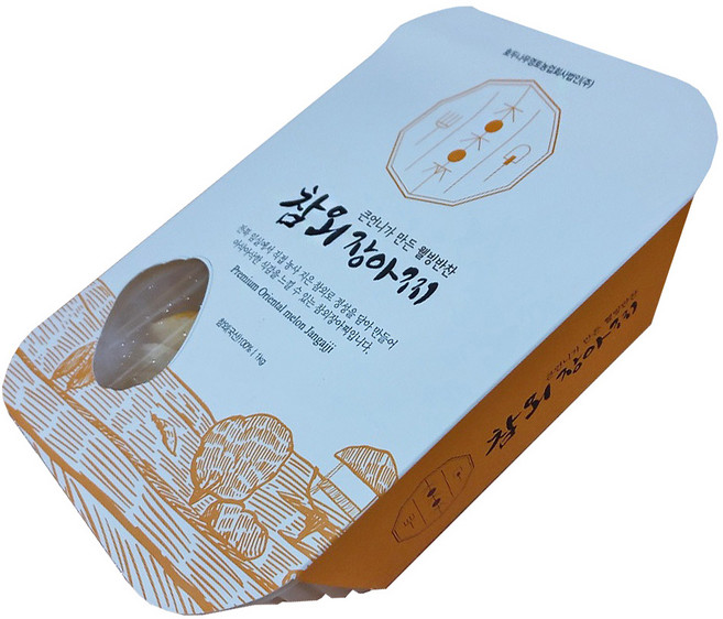 참외장아찌 직접 농사재배 웰빙반찬 장아찌 900g, 1개