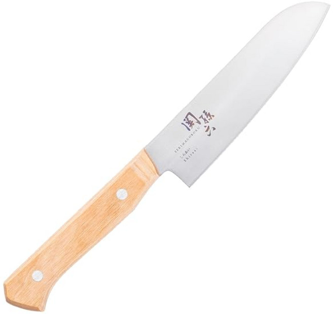 카이지루시 Kai Corporation KAI 코 산토쿠 식칼 나이프 145mm 세키마고로쿠시라아이 백목손잡이 몰리브덴 바나듐 스테인레스 스틸강 일제 AB5481