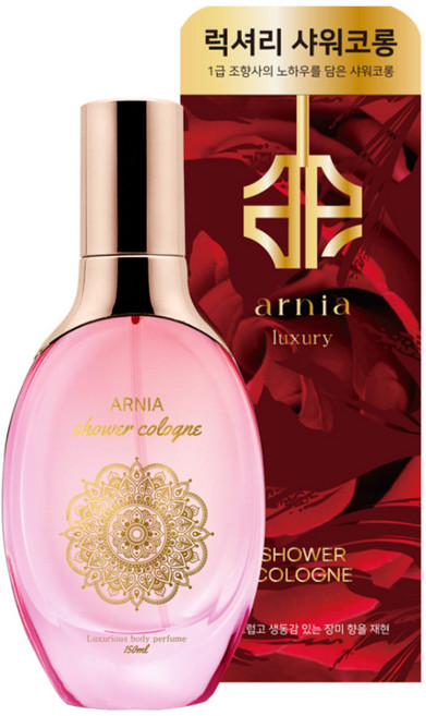 아르니아 프리미엄 샤워코롱 고급스러운 오로즈향, 1개, 150ml