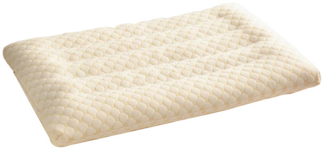 Eyimtech 물세탁 가능 3D니트베개 푹신한 경추 낮은 베개, 1개, 화이트