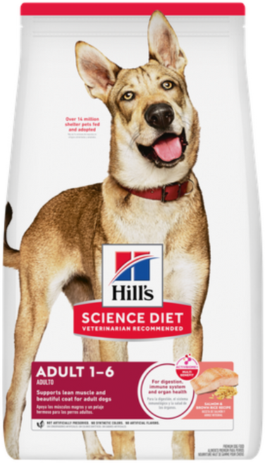 Hill's 希爾思 成犬飼料 鮭魚與糙米特調食譜 608503, 1個