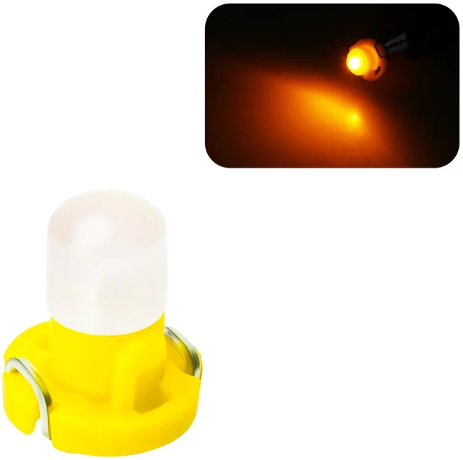 10/20pcs T3 LED 전구 슈퍼 밝기 자동차 인테리어 대시 보드 경고 표시 등 계기판 램프 DC12V 신호, 02 노란색, 01 20pcs