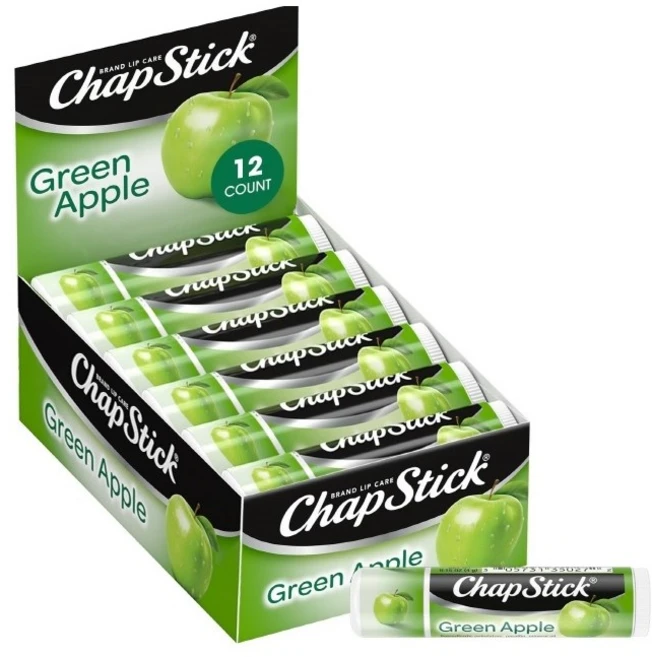 챕스틱 립 모이스처라이저 그린 애플 12팩, 챕스틱 립 모이스처라이저 그린 애플 12개(843330 - 쿠팡
