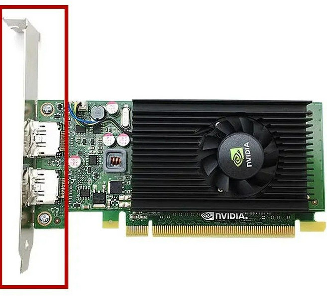 NVIDIA Quadro NVS 310용 그래픽 카드 1GB GDDR3 PCIe x16 DisplayPort, A. NVS 310 1GB
