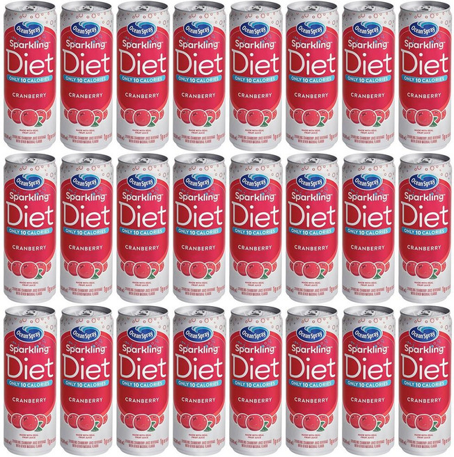 다이엇 스파클링 크랜베리 주스 칵테일, 340ml