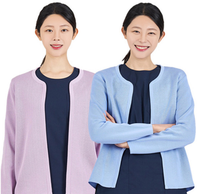 INS 간호사복 병원 유니폼 간호 가운 빅사이즈 병원복 간호복 간호사 가디건 IS251