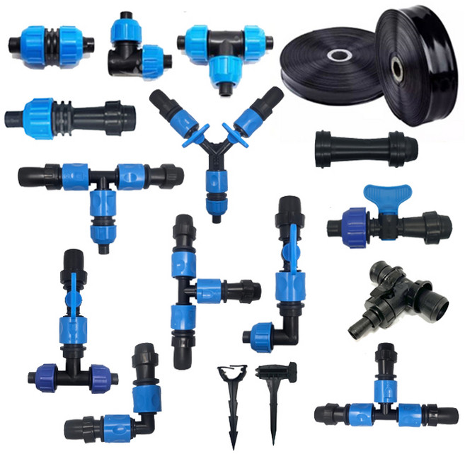OT(원터치)분수호스 부속 4CM용 관수자재 분수호스 물호스부속, 6)물호스+분수Y(OT), 1개