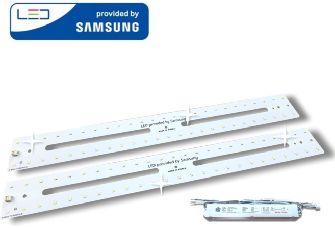 삼성LED 모듈 멀티A 50W 거실/주방/욕실 540X60mm (긴 형광등 대체) 국내제작 플리커프리, 주광색, 1세트