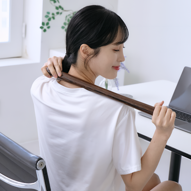 바디플로우 뱀부 전신 마사지봉 마사지 스틱, BR01, 1개