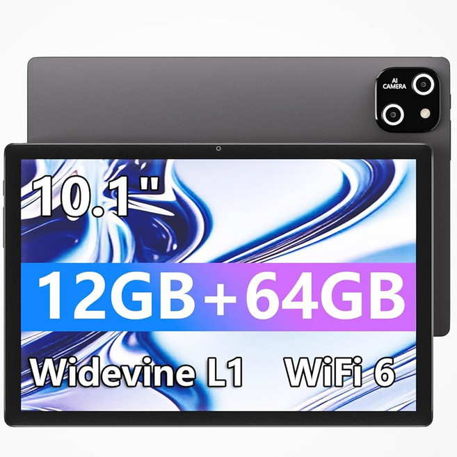 ITMEIPC 태블릿 10 1인치 ROM HD 듀얼 Fi IPS 보호 BT 와이드바인 RAM 1TB 1280x800 옥타 Wi 최대 2년 안드로이드 6000mAh 카메라 터치스크린
