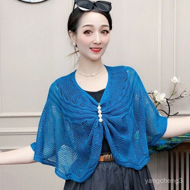 heitu-952 한국패션 니트 아우터 오픈워크 스트랩탑 매치 필수템