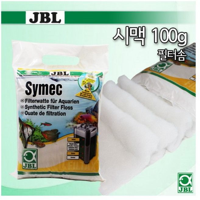 JBL 시맥 100g [최고급 여과솜] 소, 1개