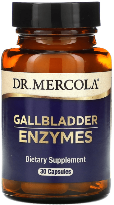 Dr. Mercola Gallbladder Enzymes 엔자임 리파아제 판크레아틴 효소, 2개, 30정