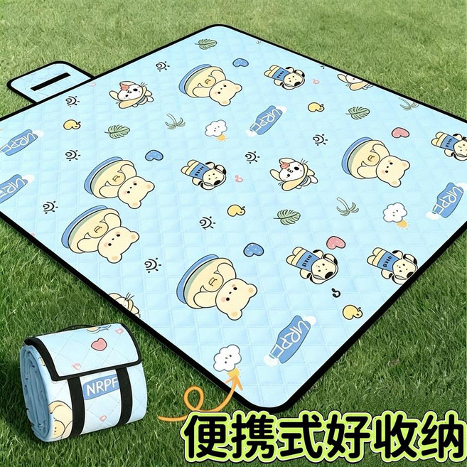 新品 超聲波野餐墊防潮墊防水戶外露營坐墊野炊草坪帳篷沙灘墊子可摺疊 副廠商品, N/A