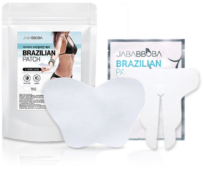 자바뽀바 브라질리언 패치 5매입 + 브라질리언 팩 1매입, 1세트, 8g