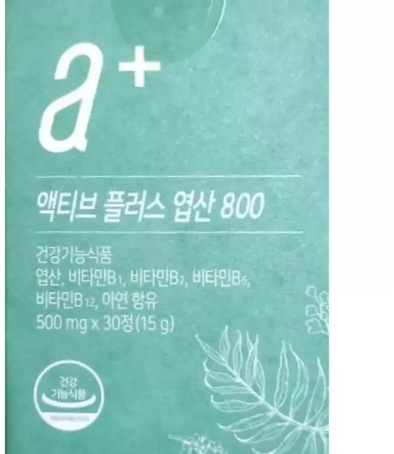 뉴트리모어 활성형 엽산 액티브 플러스 800 30정, 1개