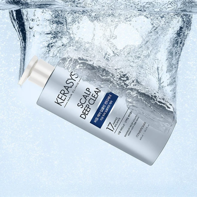 케라시스 두피 비듬케어 딥클린 쿨링 단백질 컨디셔너 클린프레쉬향, 600ml, 1개 - 쿠팡