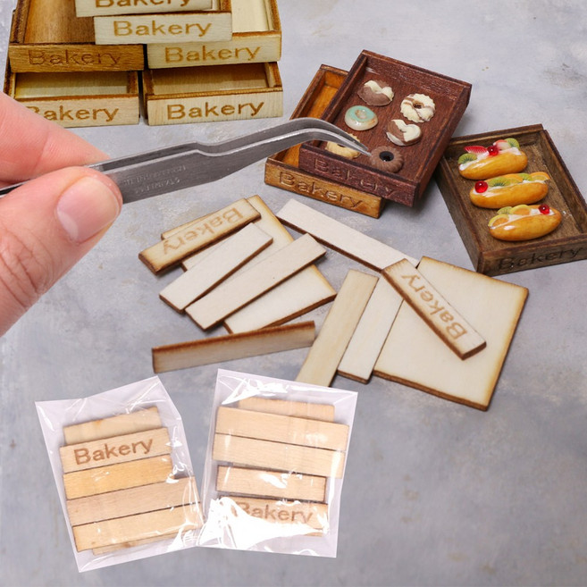 미니를사랑하는사람들 레진공예 미니어쳐 DIY 표현재 단품, 32번 DIY우드쟁반2종, 1개