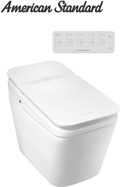 아메리칸 스탠다드 일체형비데 최신형 자동물내림 리모컨 방수비데 설치비 별도, 05.플랫 C8310/C3600