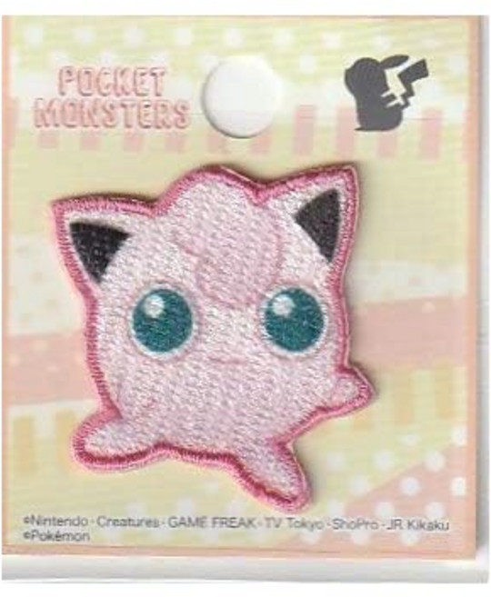 이나가키 패션 포켓몬 와펜 스티커 아이론 접착 양용 푸딩 POS005