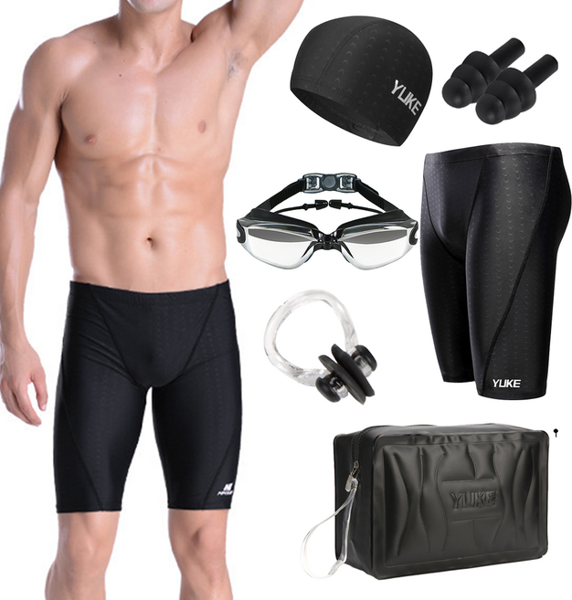 그레나 남성용 5부 실내 수영복 6종 세트 고급형